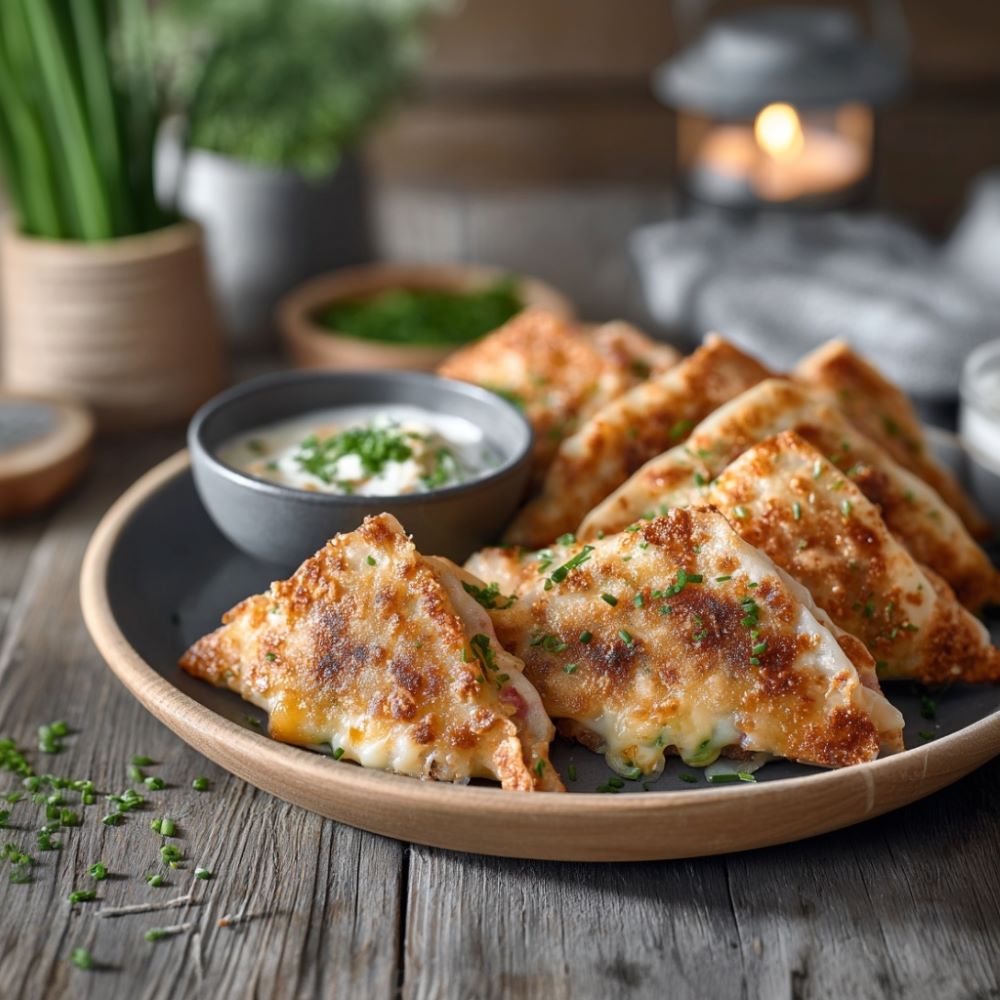 Mehr Informationen zum Thema: Topfenteig&shy;tascherl mit Schin&shy;ken-Lauch&shy;fülle