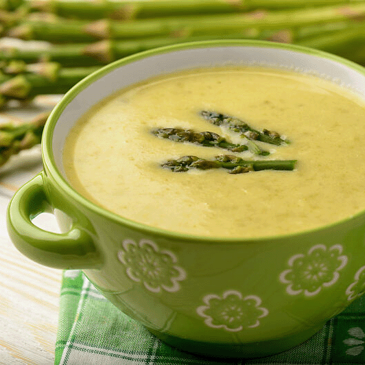 Mehr Informationen zum Thema: Spargelcremesuppe